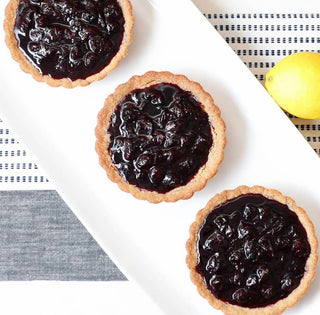 Mini Lemon Blueberry Cheesecakes