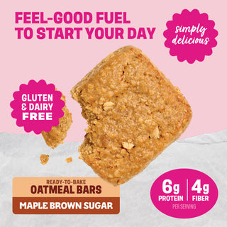 THE PERFECT MAPLE BROWN SUGAR OATMEAL BAR